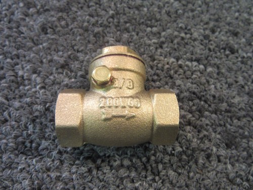 STOCKHAM CHECK VALVE 82666 B-319 FITTING 3//8/" TEE WATER GAS FLUIDS MILITARY NEW