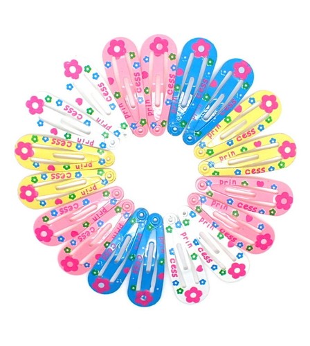 18x BABY GIRLS HAIR CLIPS SMALL MINI SNAP HAIR CLIP GIRLS TINY CLIPS BABY CLIPS