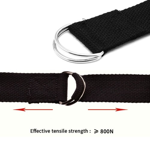Exercise Gym Rope Women Fitness Accessories D-Ring Belt Yoga Stretch Strap