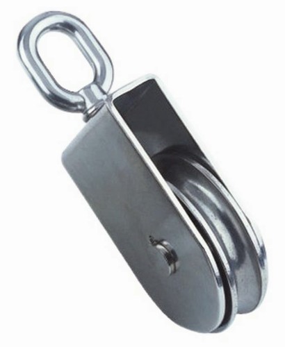 Umlenkrolle Seilrolle Umlenkblock Doppelblock Drahtseil Rolle V4A Edelstahl