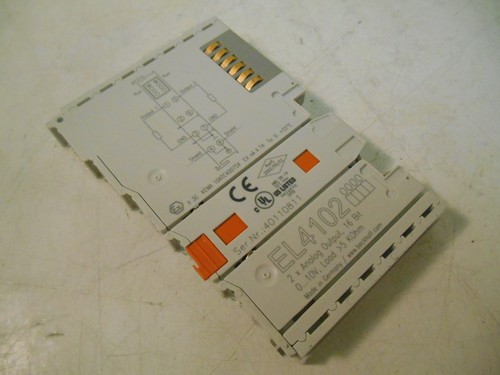 New Beckhoff EL4102 2 Channel Analog Output 0-10V 16 Bit