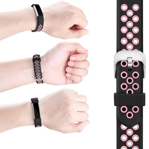 Flexible Adjustment Wrist Band Strap Pink Small Best Replace for Fitbit Alta//HR