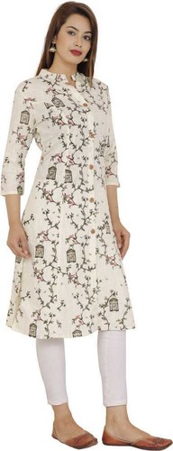India Pakistani Kurta Kurti 100/% Cotton Straight Printed Casual Top Tunic