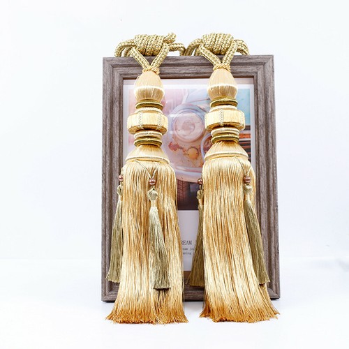 1 Pair Luxury Tassel Curtain Rope Tieback HoldBacks Tie Backs Home Decor