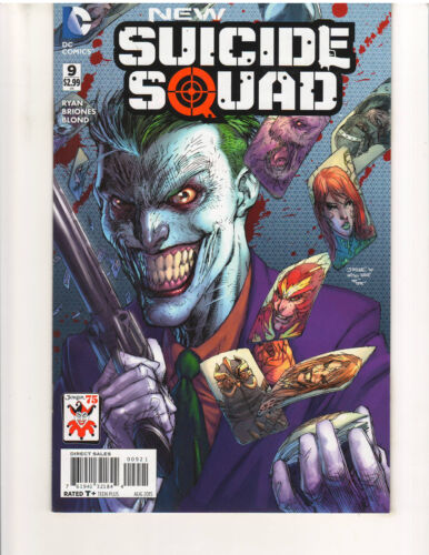 DC, AUG 2015 THE NEW 52 NEW SUICIDE SQUAD #9 JOKER VARIANT 1st PRINT NM,