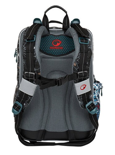 BAGMASTER mehrfarbig Rucksack Schulrucksack Schultasche Spinnen GALAXY/_8/_B