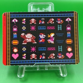 Donkey Kong JR Mario 003 History Book Sealdass Sticker Famicom Japanese Nintendo