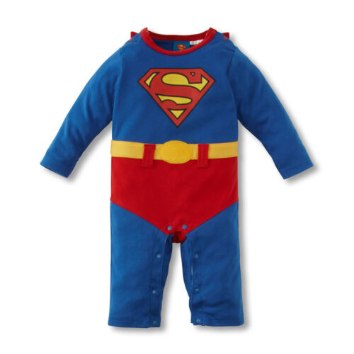 Baby Kleinkind Kostüm-party Langärmlig Superman Kostüm Größe 0-24 Monate