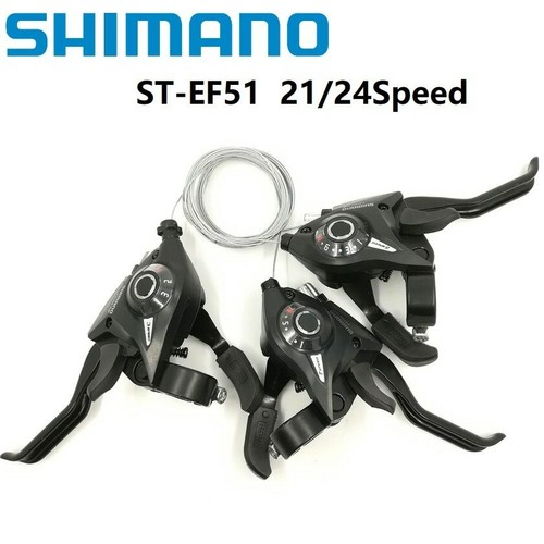 SHIMANO ST EF51 Bicycle Derailleur 3*7//8 21//24 Speed Conjoined