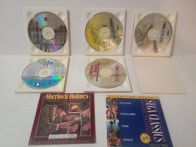Sega CD game pack SherLock Sol Feace Rock Paintings Hot Hits Sega Classics RaRe
