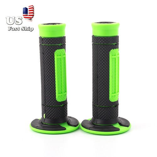 22mm 7//8/'/' Handle Bar Grip Handle Grips Rubber For Kawasaki ATV KTM Dirt Bike US