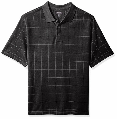 Choose SZ//Color Van Heusen Men/'s Big and Tall Printed Windowpane Polo Shirt