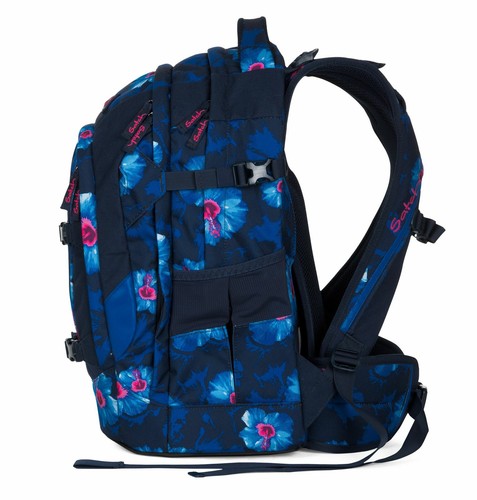 satch Pack Schulranzen Rucksack Schulrucksack Tasche Waikiki Blue Blau Pink
