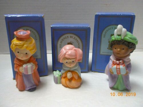 Vintage 1980/'s AVON HEAVENLY BLESSINGS NATIVITY COLLECTION w// BOXES Mint