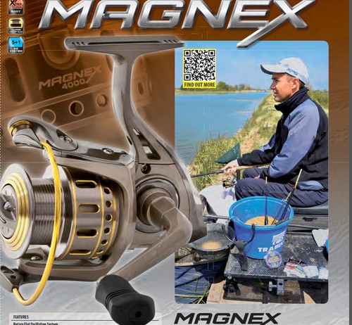 Nylon TRABUCCO MAGNEX les moulinets de pêche dernier en stock V forte 6 roulements ss poignée rabattable