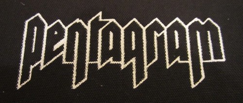 Pentagram Patch Doom Metal Saint Vitus Pagan Altar Candlemass Cathedral Sleep
