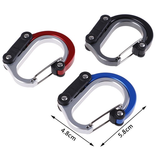 Carabiner Rotating Hook for Camping Hiking Travel Backpack Outdoor D Ring Hs1