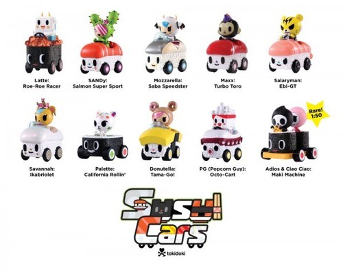 PICK ONE Tokidoki Sushi Cars Vinyl Figure