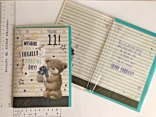 Boy and Girl 11 11th /& 12 12th Age Birthday Cards In 12 Designs