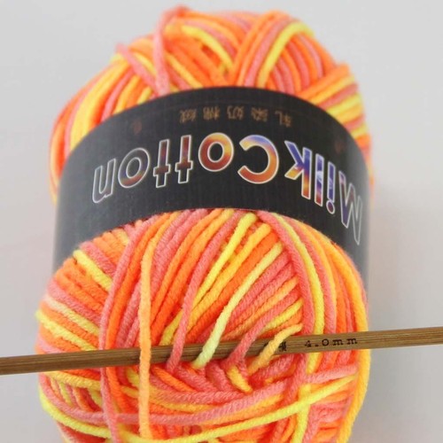 Caliente 1 ballsx 50g Suave Algodón Calcetines Lana Mano Tejer Bufanda De Punto Abrigo hilo 14
