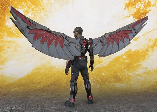 Premium Bandai S.H.Figuarts Falcon Avengers Infinity War Figure w// Tracking NEW