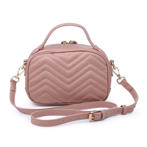 Designer Inspired Leather Quilted Chevron Cross Body Quilted Shoulder Bag