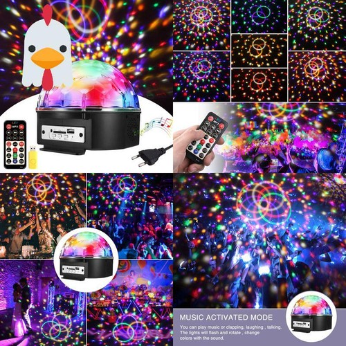 Discokugel,Solmore Led Discokugel Kinder Partylicht Disco Lichteffekte Discolich