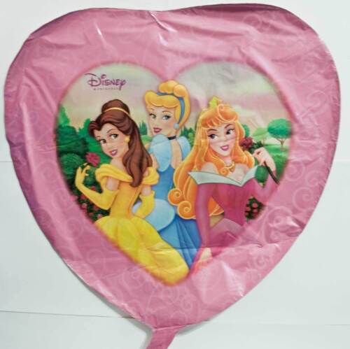 Disney Princess 18/" Heart Shaped Mylar Foil Balloon Belle Cinderella Aurora