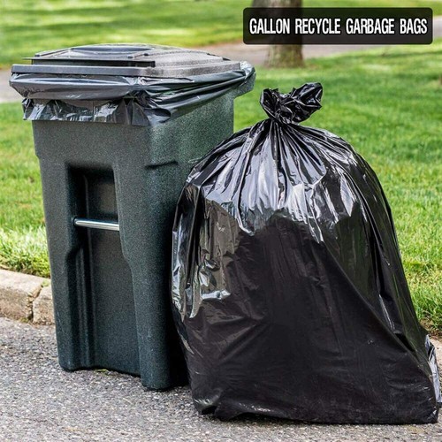 Ox Plastics 7-10 Gallon Trash Can Liner High Density 24x33 1000 Roll Bag 8 Micro