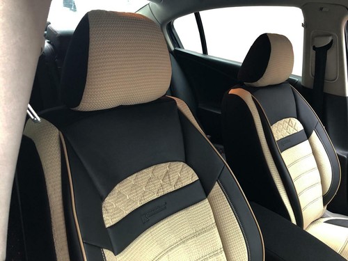Sitzbezüge Housses de Protection pour DODGE NITRO NOIR-BEIGE v2525394 sièges avant