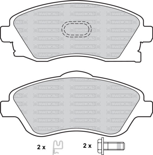 OEM SPEC FRONT REAR DISCS AND PADS FOR VAUXHALL TIGRA 1.8 2004-09