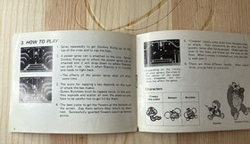 Donkey Kong 3 NES Instruction Booklet Manual Only 1986