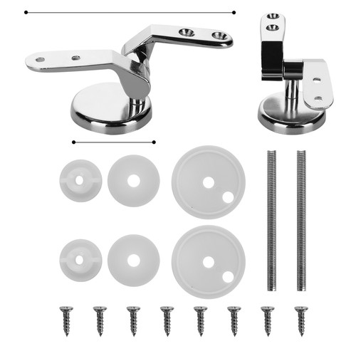 Befestigungs Set Ersatz Scharniere WC Sitz Deckel Edelstahl Toilettensitz DIY