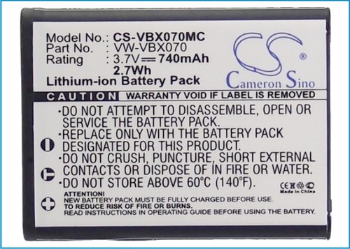 Li-ion Battery for Panasonic HX-DC2 HM-TA2 HX-DC1GK HX-DC2EG-H HX-DC1 HX-DC2EG-W