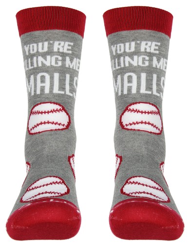 The Sandlot You/'re Killing Me Smalls Baseball Design Mid-Calf Crew Socks