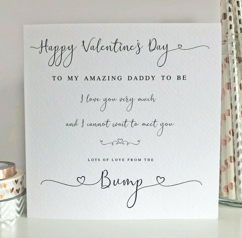 daddy valentines card from bump