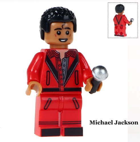 Thriller Music Legend The King of Pop Michael Jackson Mini Figures Free Gift Bag