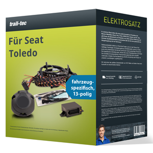 Elektrosatz 13-pol spezifisch für SEAT Toledo 07.2015-jetzt NEU trail-tec