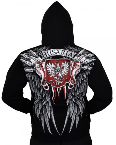 Sweatshirt Hoodie Bluza Black Patriotic Eagle Poland Wielka Polska Walczaca NSZ