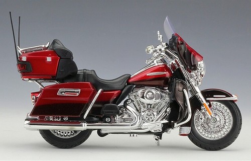 1:12 Maisto Harley Davidson 2013 FLHTK Electra Glide Motorcycle Model Toy Red