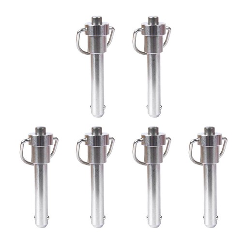 Φ 6 mm, 6er Pack Edelstahl Kugelsperrbolzen Steckbolzen Sicherungsbolzen
