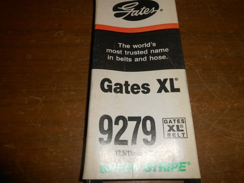 NOS GATES Accessory Drive Power Steering Belt XL Green Stripe 13MM X 720MM 9279