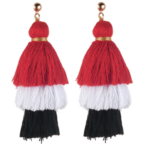 Fashion Bohemian Earrings Long Tassel Fringe Women Boho Dangle Earrings Jewelry