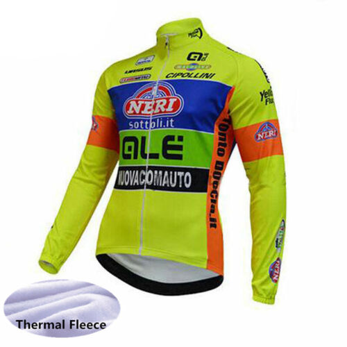 New Men cycling thermal fleece jersey bicycle tops winter long sleeve bike shirt