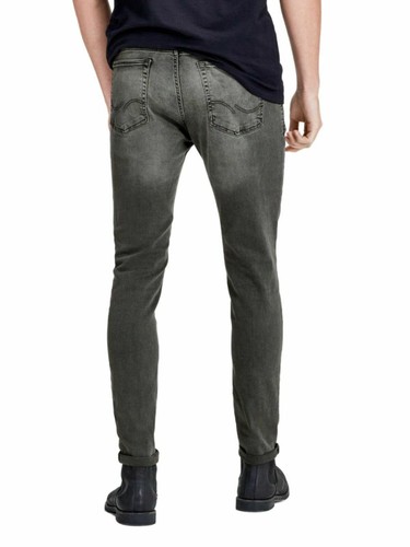 Jack Jones Mens Slim Fit Jeans Stretch Skinny Blue Denim Pants Casual Trousers
