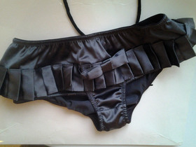 AGENT PROVOCATEUR RARE ICONIC GUNMETAL GREY (NOT BLACK) BRIEF SIZE X SMALL UK6-8