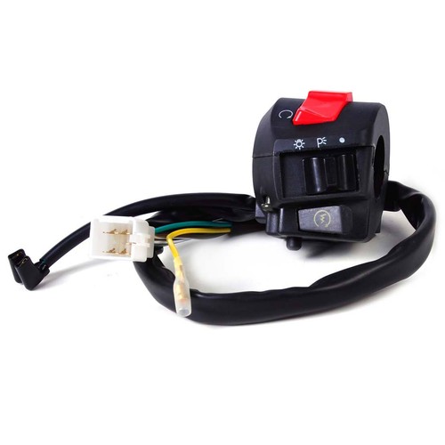 2X Multifunction 7//8/" 22mm Motorcycle Handlebar Horn Signal Light Control Switch