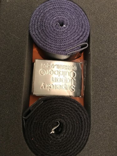 Superdry Knox Belt Double Pack Black//Navy BNWT