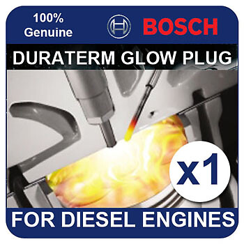 GLP049 Bosch Bougie de préchauffage Fits Nissan Vanette Cargo 2.3 DSL 94-98 C23M LD23 73bhp