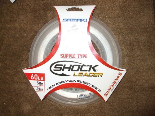 Samaki Shock Leader Supple Fishing Mono Leader BRAND NEW